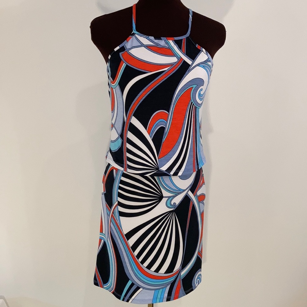 Papillon Blanc dress halter contemporary small